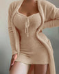 2-Piece Women Sets Plush Velvet Pajama Sleepwear.