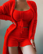 2-Piece Women Sets Plush Velvet Pajama Sleepwear.